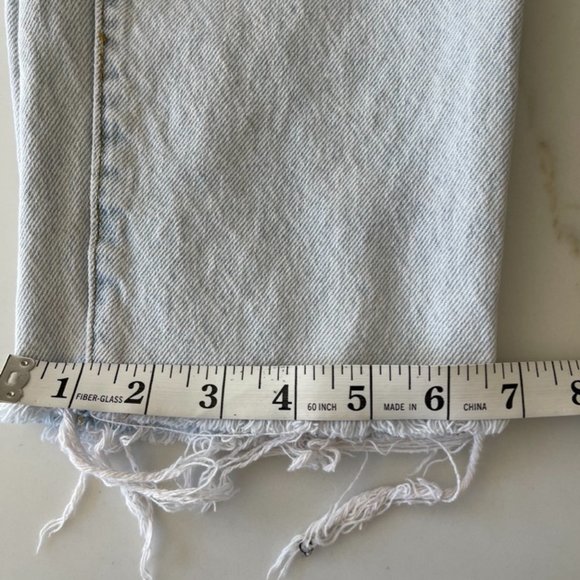 PacSun High Rise Straight Distressed Jeans Size 24 - Picture 10 of 10